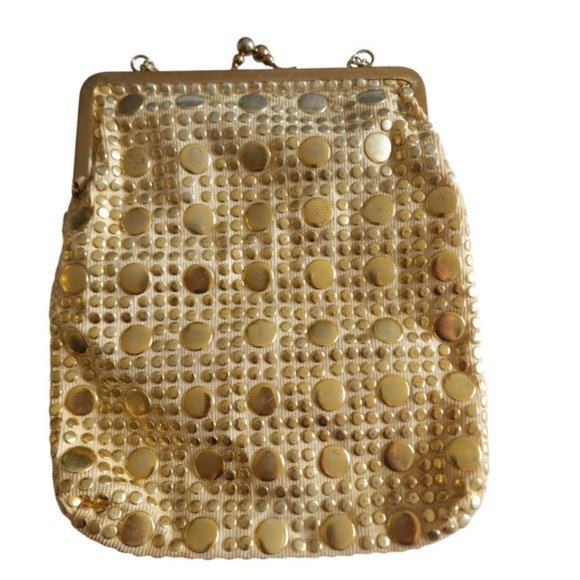 Vintage gold clutch - Picture 2 of 5